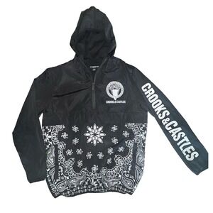 Crooks and Castles Snoop Dogg pullover hoodie Windbreaker M